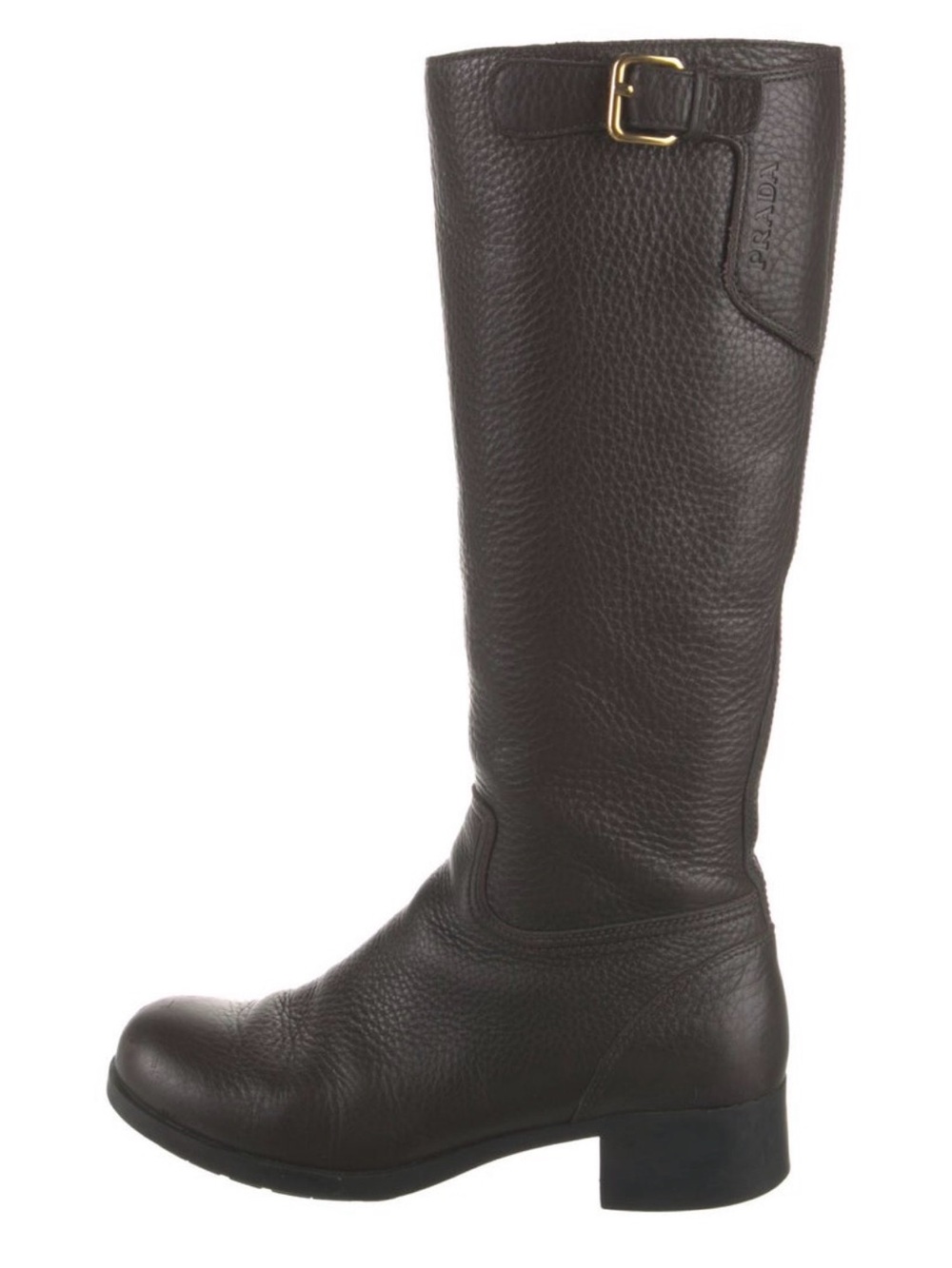 Prada Sport Leather Riding Boots